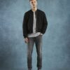 Grå skinny fit-jeans