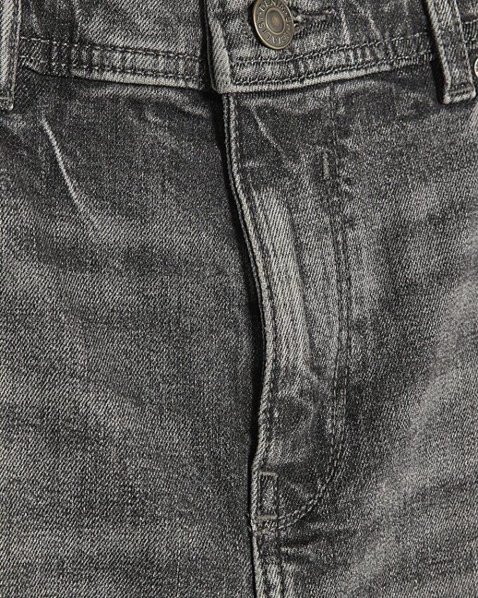 Grå skinny fit-jeans
