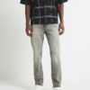 Grå slim fit-jeans Grå slim fit-jeans