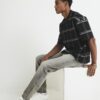 Grå slim fit-jeans Grå slim fit-jeans