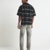 Grå slim fit-jeans Grå slim fit-jeans