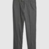 Grå slim fit-kostymbyxor