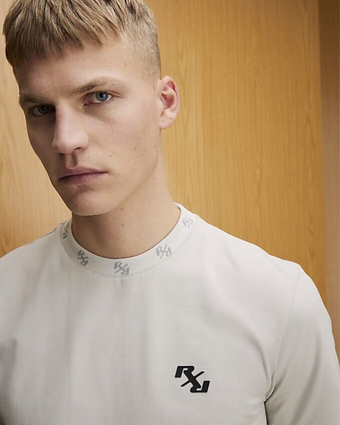 Grå Slim Fit RXR T-shirt