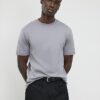 Grå slim fit-T-shirt