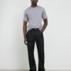 Grå slim fit-T-shirt