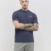 Grå Slim Fit Textured Ame Saint T-shirt