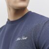 Grå Slim Fit Textured Ame Saint T-shirt