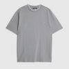 Grå Slim Fit Textured T-shirt