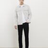 Grå slim fit-överkjol Grå slim fit-överkjol