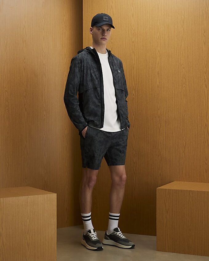 Gråa RXR-shorts med kamouflage Gråa RXR-shorts med kamouflage