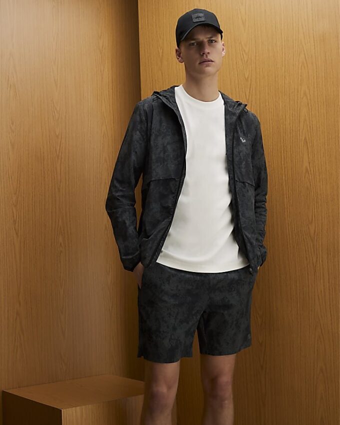 Gråa RXR-shorts med kamouflage Gråa RXR-shorts med kamouflage