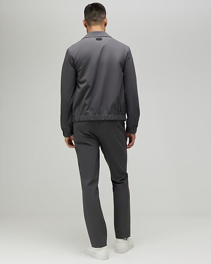 Gråa skinny fit-byxor Gråa skinny fit-byxor