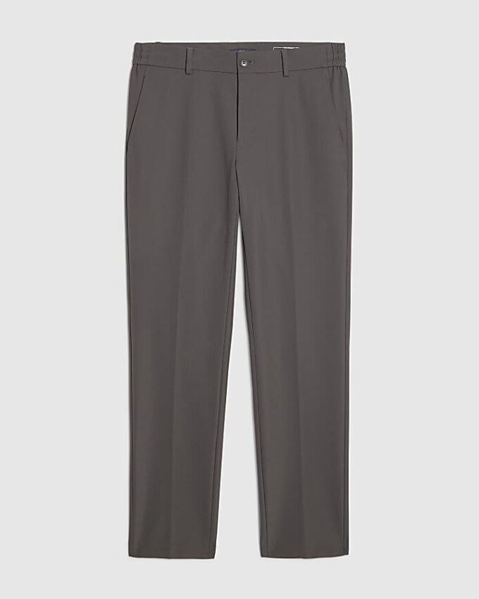 Gråa skinny fit-byxor Gråa skinny fit-byxor