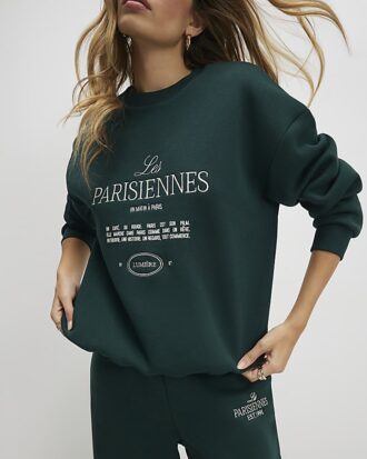 Grön Les Parisiennes-tröja