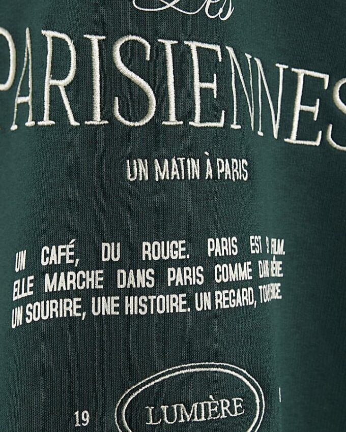 Grön Les Parisiennes-tröja