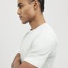 Grön muskelfit-T-shirt