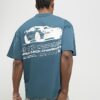 Grön oversized racing-T-shirt