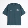 Grön oversized racing-T-shirt