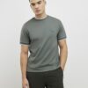 Grön slim fit MCMXII Badge T-shirt