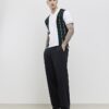 Grön slim fit-polotröja med färgblockerade ränder Grön slim fit-polotröja med färgblockerade ränder