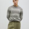 Grön slim fit-tröja med gradient