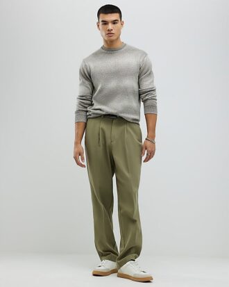 Grön slim fit-tröja med gradient