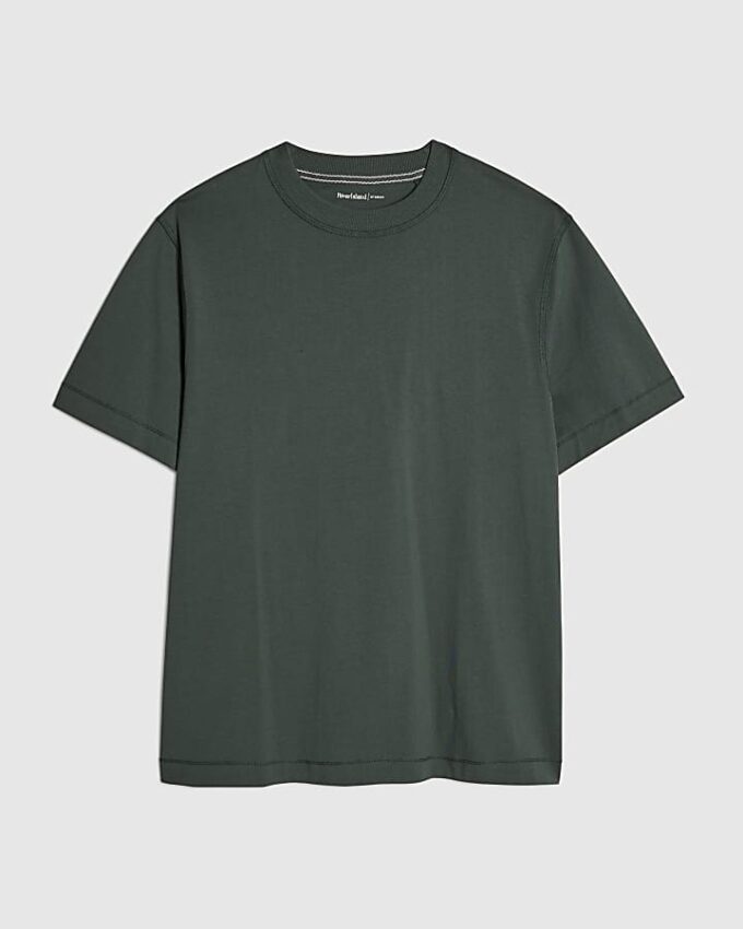 Grön T-shirt med normal passform