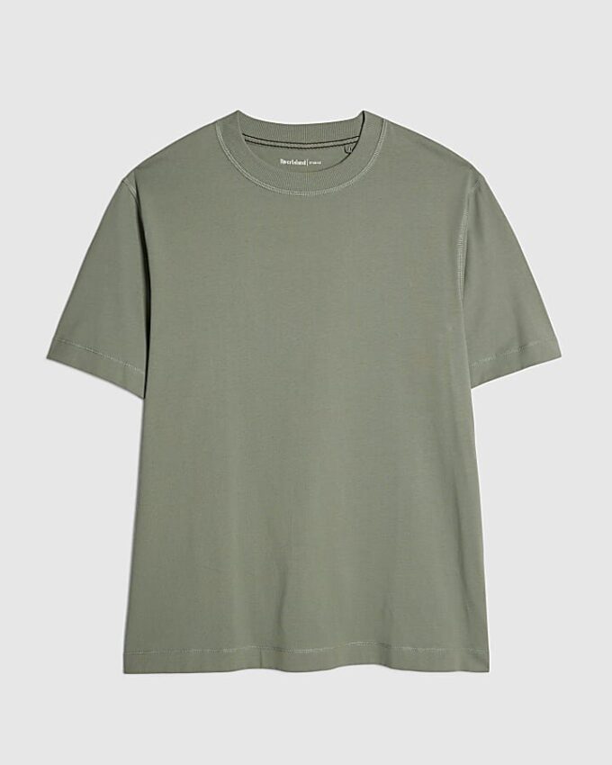 Grön T-shirt med normal passform