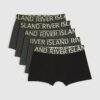 Grönt satin RI-midjeband, 5-pack boxershorts