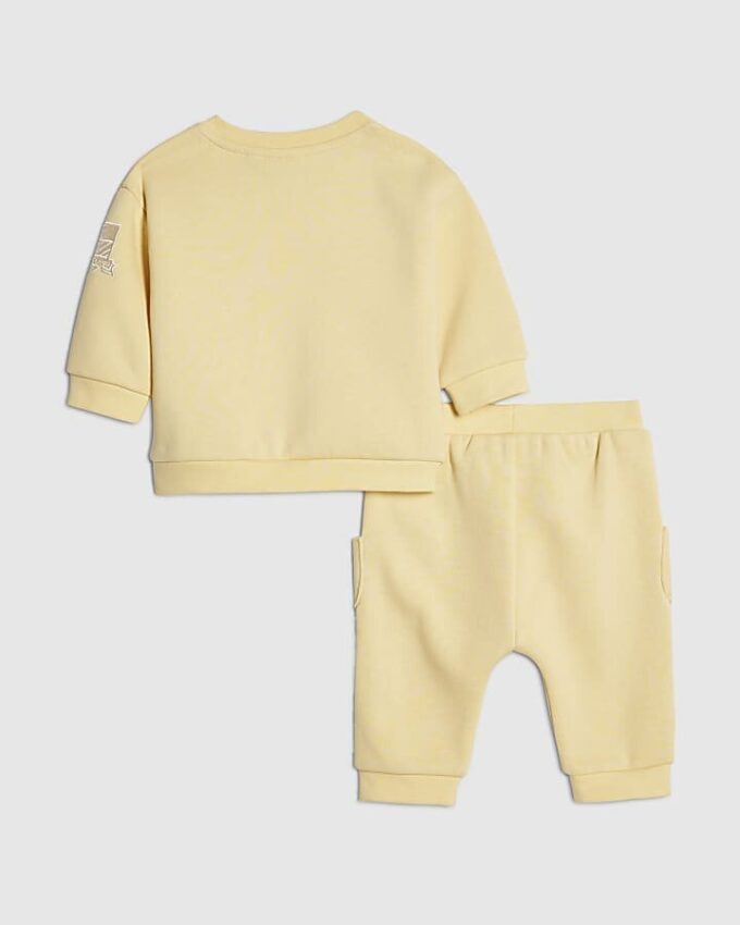 Gul sweatshirtset med karaktärsmotiv för pojkar