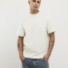 Gul T-shirt med normal passform