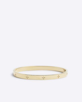 Guldfärgat armband i stål