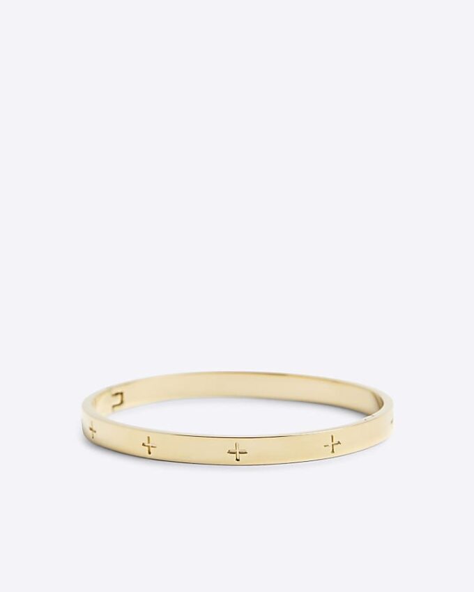 Guldfärgat armband i stål