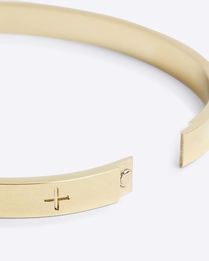 Guldfärgat armband i stål