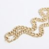 Guldpläterat halsband med kedja