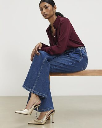 Guldspänne Sling Back Court Heels