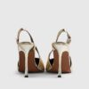Guldspänne Sling Back Court Heels