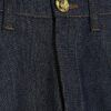 Indigo högmidjade tapered jeans