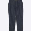 Indigo högmidjade tapered jeans