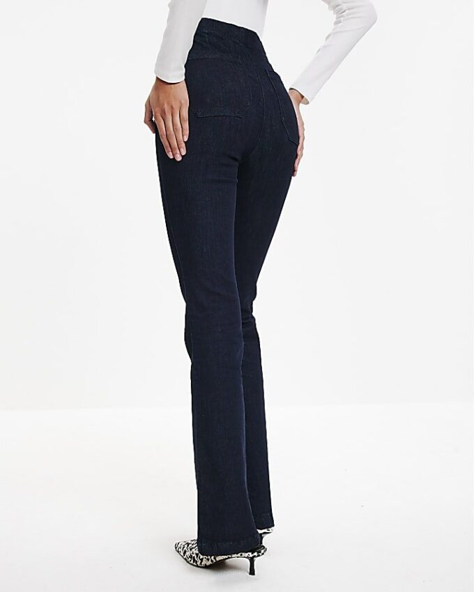 Indigo Pull-On Sculpt Bootcut Jeans Indigo Pull-On Sculpt Bootcut Jeans