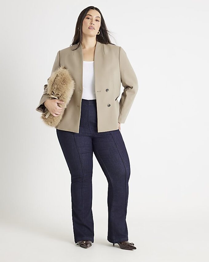 Indigo Pull-On Sculpt Bootcut Jeans Indigo Pull-On Sculpt Bootcut Jeans