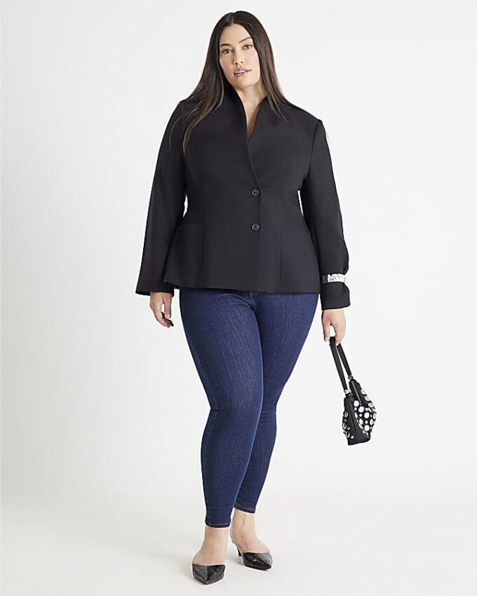 Indigo Pull-On Sculpt Skinny Jeans Indigo Pull-On Sculpt Skinny Jeans