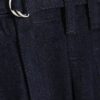 Indigo Wide Leg Tie Front Jeans