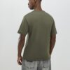 Khakifärgad slim fit-T-shirt Khakifärgad slim fit-T-shirt