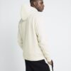 Krämfärgad hoodie med normal passform