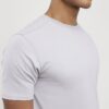Lila muskelfit-T-shirt