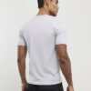 Lila muskelfit-T-shirt