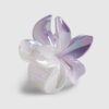 Lila ombré hårklämma med blommor