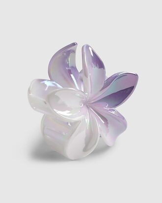 Lila ombré hårklämma med blommor Lila ombré hårklämma med blommor