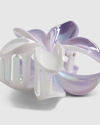Lila ombré hårklämma med blommor Lila ombré hårklämma med blommor